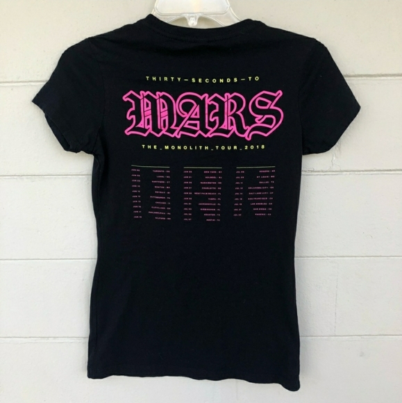 Thirty Seconds To Mars Tour Shirt - Picture 2 of 3
